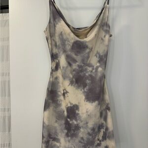 Nasty Gal Cloudy Tie-Dye Mini Dress